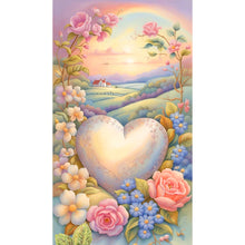 Load image into Gallery viewer, Diamond Painting - Full Round - Love flower place (40*70CM)
