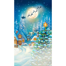 Load image into Gallery viewer, Diamond Painting - Full Round - christmas night (40*70CM)
