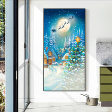 Load image into Gallery viewer, Diamond Painting - Full Round - christmas night (40*70CM)
