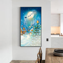 Load image into Gallery viewer, Diamond Painting - Full Round - christmas night (40*70CM)
