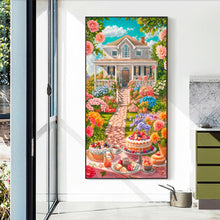 Load image into Gallery viewer, Diamond Painting - Full Round - Courtyard afternoon tea (40*70CM)
