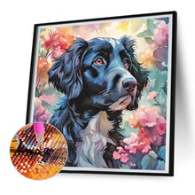 Load image into Gallery viewer, Diamond Painting - Full Round - Flower Dog (30*30CM)
