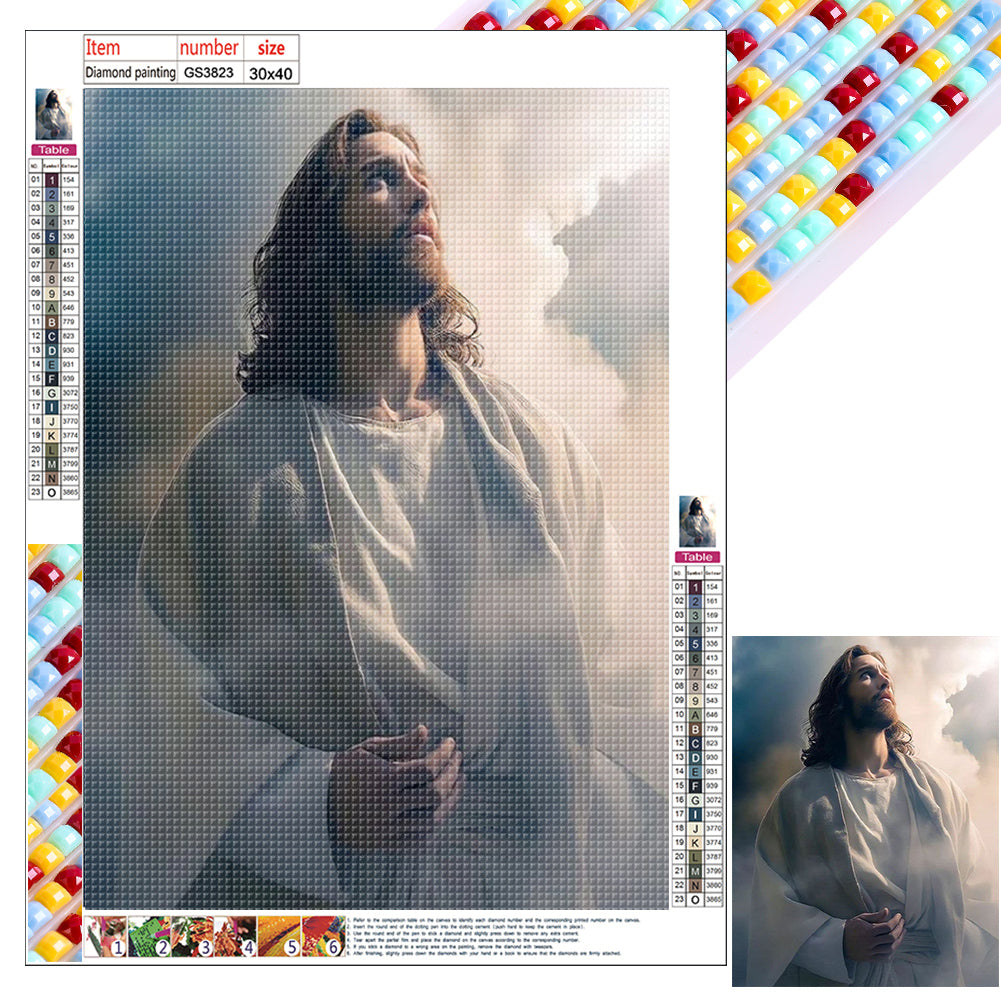 Diamond Painting - Full Square - Jesus (30*40CM)