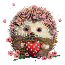 Load image into Gallery viewer, Diamond Painting - Partial Special Shaped - baby hedgehog (30*30CM)
