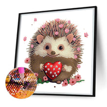 Load image into Gallery viewer, Diamond Painting - Partial Special Shaped - baby hedgehog (30*30CM)

