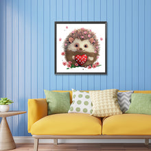 Load image into Gallery viewer, Diamond Painting - Partial Special Shaped - baby hedgehog (30*30CM)
