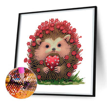 Load image into Gallery viewer, Diamond Painting - Partial Special Shaped - baby hedgehog (30*30CM)

