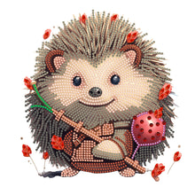 Load image into Gallery viewer, Diamond Painting - Partial Special Shaped - baby hedgehog (30*30CM)
