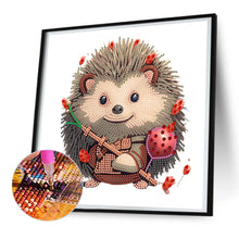 Load image into Gallery viewer, Diamond Painting - Partial Special Shaped - baby hedgehog (30*30CM)
