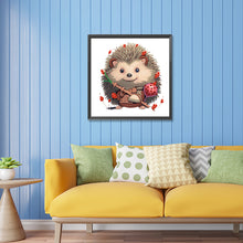 Load image into Gallery viewer, Diamond Painting - Partial Special Shaped - baby hedgehog (30*30CM)
