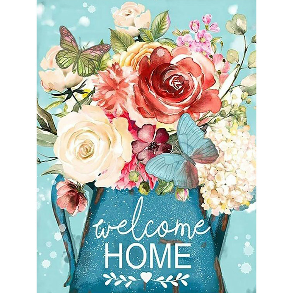 Diamond Painting - Full Round - Welcome home (30*40CM)