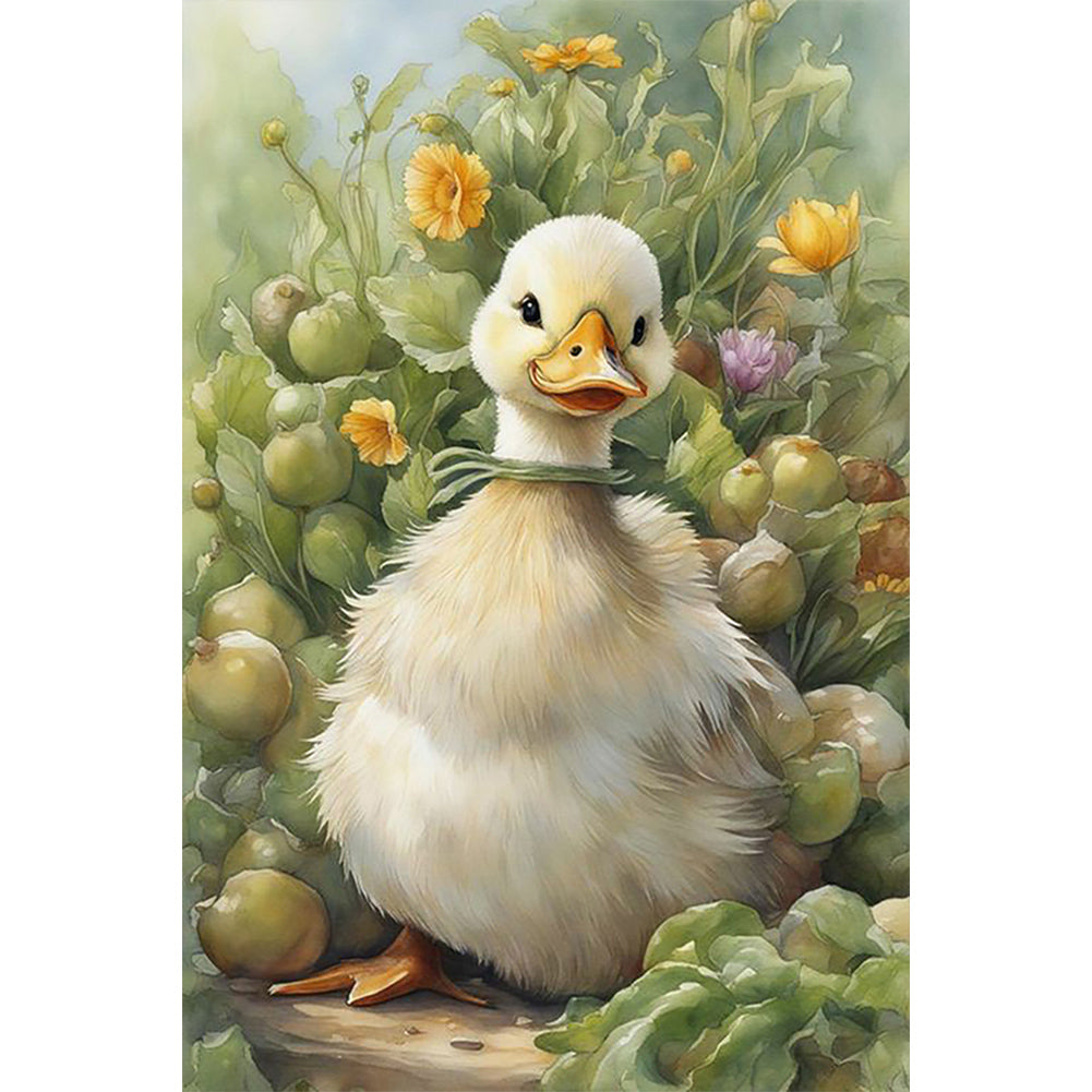 Diamond Painting - Full Round - Grass duck (40*60CM)