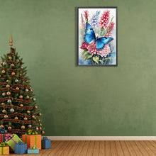 Load image into Gallery viewer, Diamond Painting - Full Round - butterfly and flower (40*60CM)
