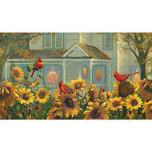 Load image into Gallery viewer, Diamond Painting - Full Round - cardinal sunflower (70*40CM)
