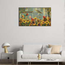 Load image into Gallery viewer, Diamond Painting - Full Round - cardinal sunflower (70*40CM)
