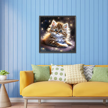 Load image into Gallery viewer, Diamond Painting - Full Square - starlight cat (30*30CM)
