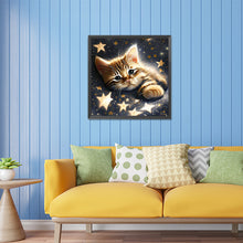 Load image into Gallery viewer, Diamond Painting - Full Square - starlight cat (30*30CM)
