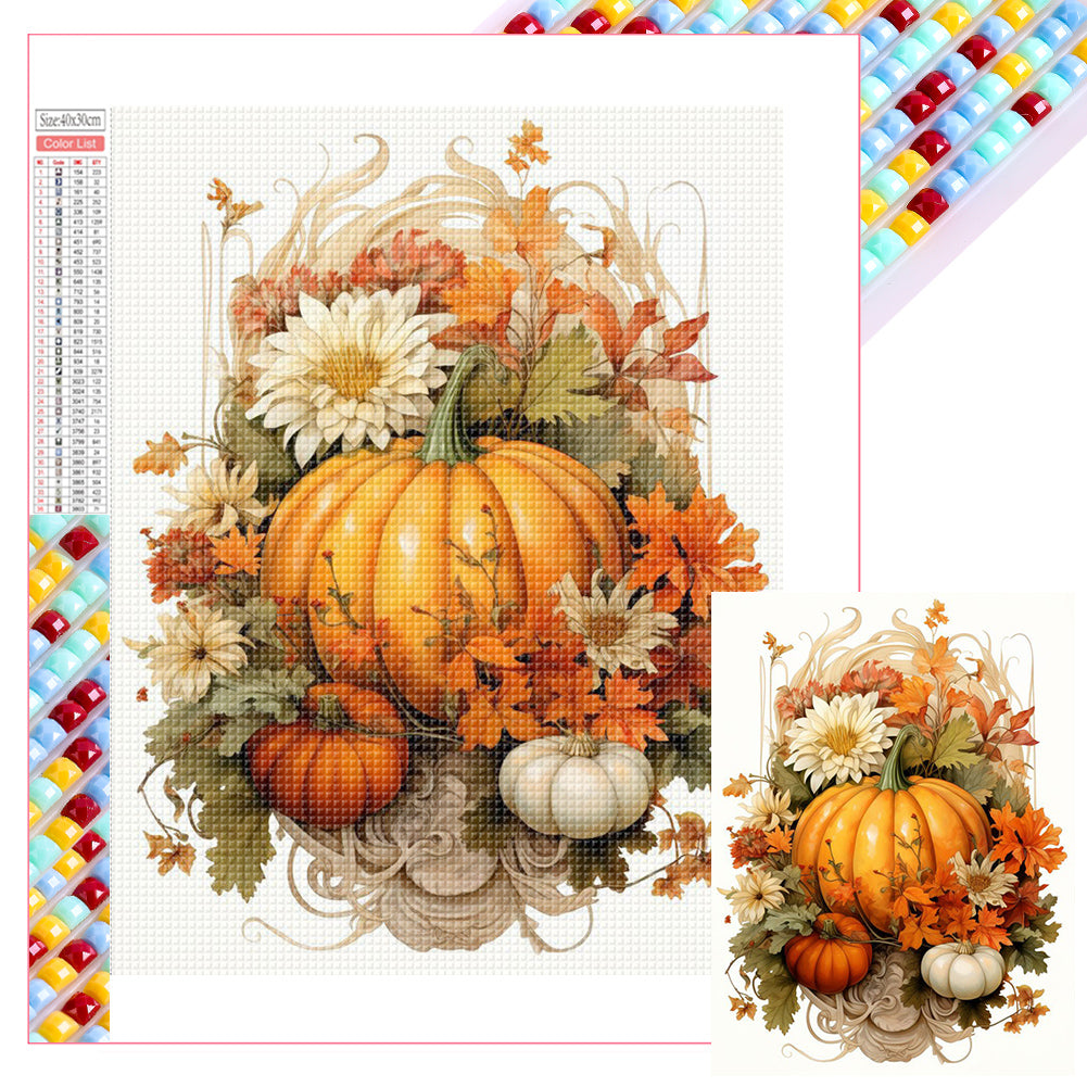 Diamond Painting - Full Square - Harvest Pumpkin (30*40CM)