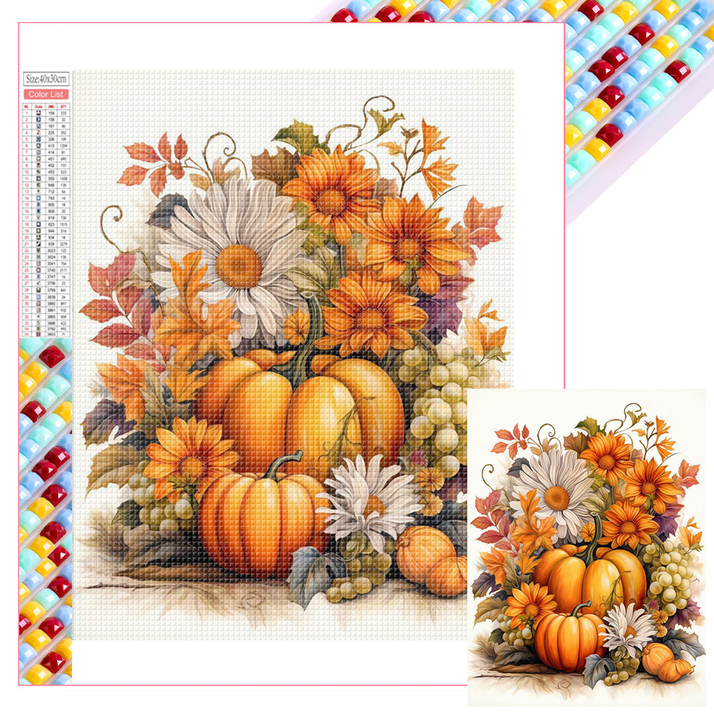 Diamond Painting - Full Square - Harvest Pumpkin (30*40CM)
