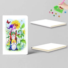 Load image into Gallery viewer, 50 Pages A5 Special Shaped Diamond Painting Diary Book for Teens (Three Gnomes)
