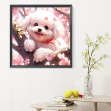 Load image into Gallery viewer, Diamond Painting - Full Round - dog on tree (30*30CM)
