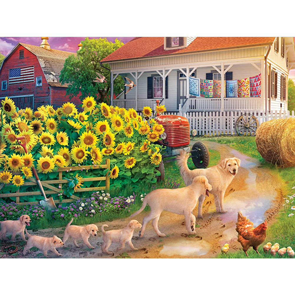 Diamond Painting - Full Round - Gouzi small team (40*30CM)