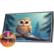 Load image into Gallery viewer, Diamond Painting - Full Round - Snow animal owl (40*30CM)
