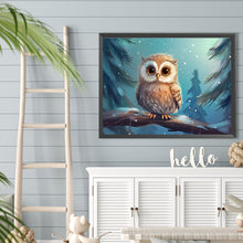 Load image into Gallery viewer, Diamond Painting - Full Round - Snow animal owl (40*30CM)
