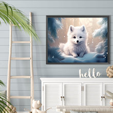 Load image into Gallery viewer, Diamond Painting - Full Round - snow animal wolf (40*30CM)
