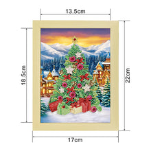 Load image into Gallery viewer, Special Shaped Diamond Painting Kit with Lights 17x22cm (Christmas Tree)
