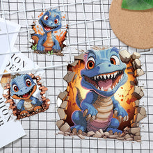 Load image into Gallery viewer, Diamond Painting Sticker Diamond Art Craft Mosaic Sticker for Kid Gift(Dinosaur)
