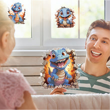 Load image into Gallery viewer, Diamond Painting Sticker Diamond Art Craft Mosaic Sticker for Kid Gift(Dinosaur)
