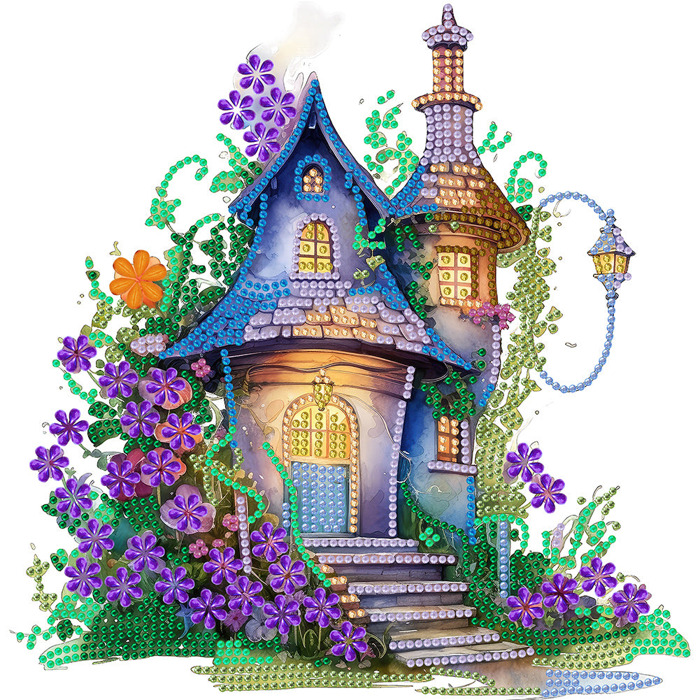 Diamond Painting - Partial Special Shaped - garden shed (30*30CM)