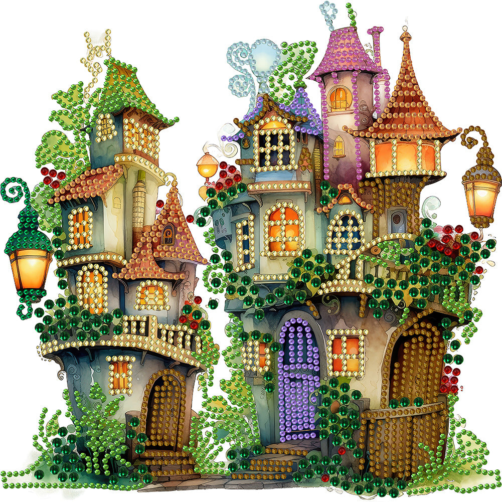 Diamond Painting - Partial Special Shaped - garden shed (30*30CM)