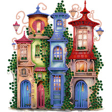 Load image into Gallery viewer, Diamond Painting - Partial Special Shaped - garden shed (30*30CM)
