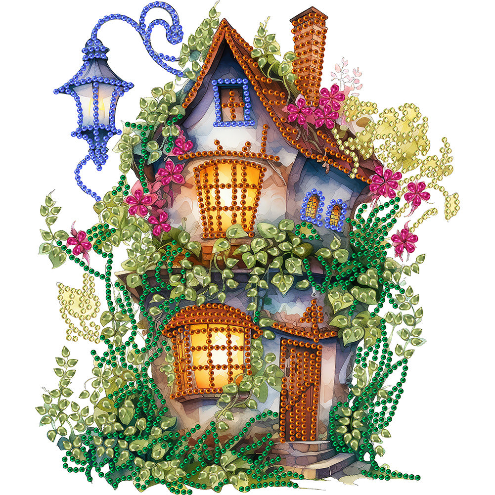 Diamond Painting - Partial Special Shaped - garden shed (30*30CM)