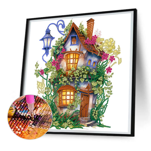 Diamond Painting - Partial Special Shaped - garden shed (30*30CM)