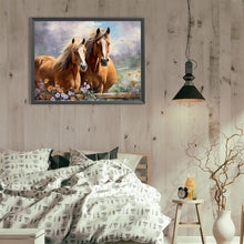 Load image into Gallery viewer, Diamond Painting - Full Round - horse (40*30CM)
