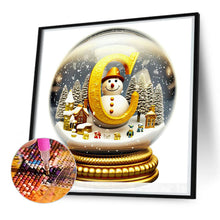 Load image into Gallery viewer, Diamond Painting - Full Round - Christmas crystal ball C (50*50CM)
