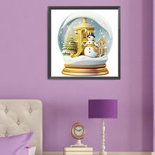 Load image into Gallery viewer, Diamond Painting - Full Round - Christmas crystal ball (50*50CM)
