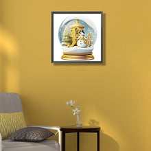 Load image into Gallery viewer, Diamond Painting - Full Round - Christmas crystal ball (50*50CM)
