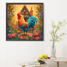 Load image into Gallery viewer, Diamond Painting - Full Round - Rooster (30*30CM)
