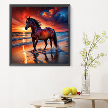 Load image into Gallery viewer, Diamond Painting - Full Round - horse (30*30CM)
