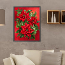 Load image into Gallery viewer, Diamond Painting - Full Round - Christmas Poinsettia (30*40CM)
