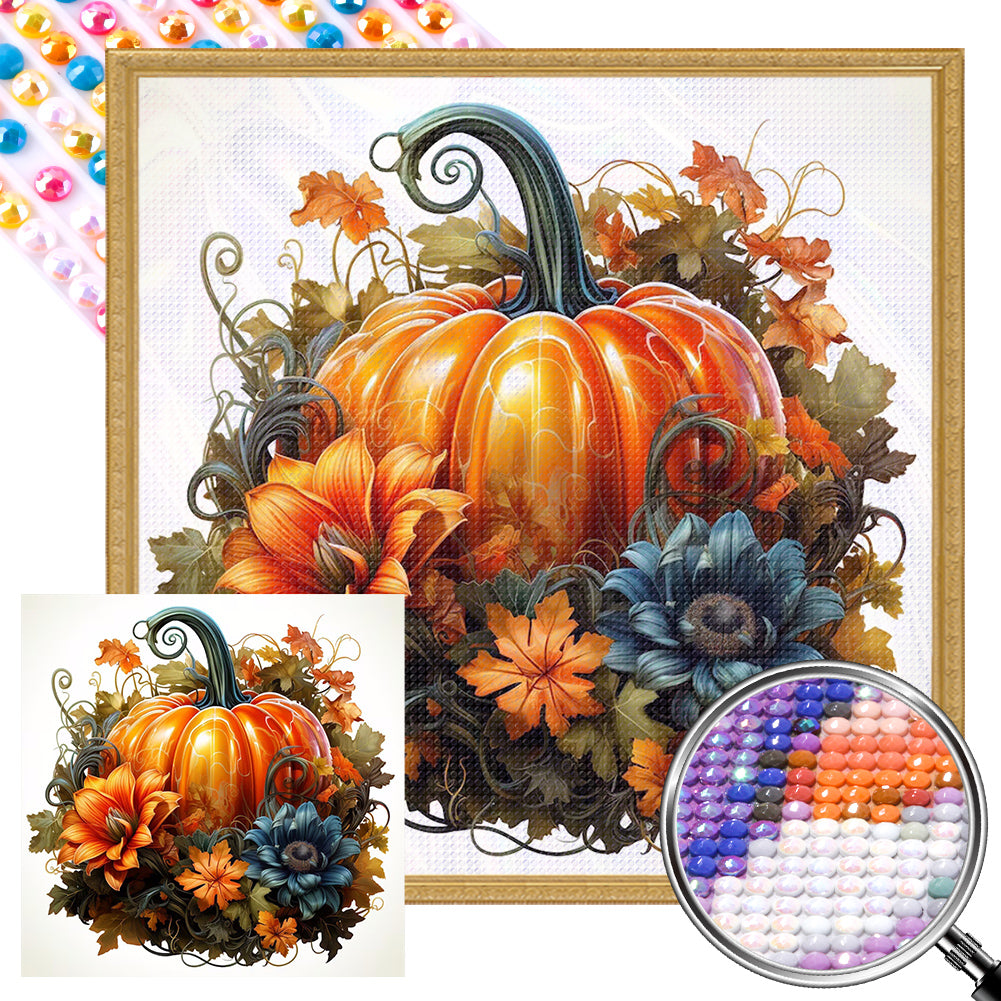 AB Diamond Painting - Full Round - pumpkin (40*40CM)
