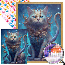 Load image into Gallery viewer, AB Diamond Painting - Full Round - star cat (30*40CM)
