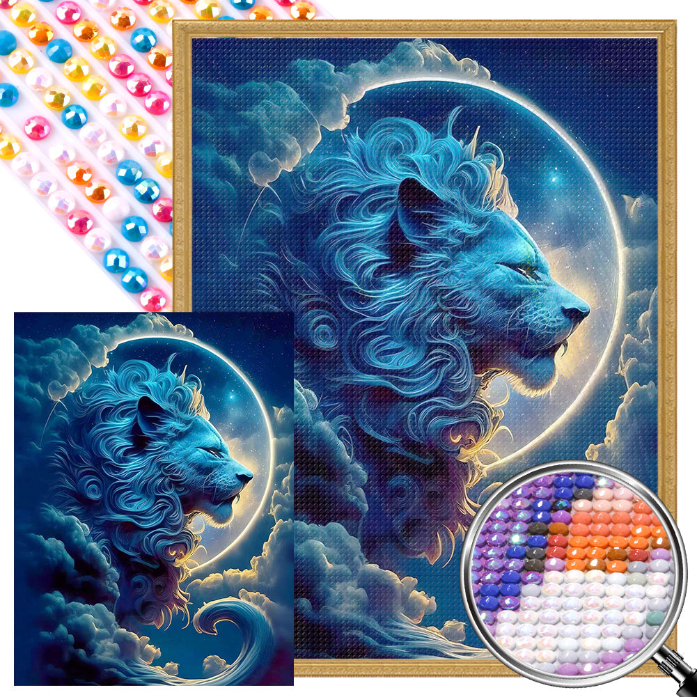 AB Diamond Painting - Full Round - lion (30*40CM)