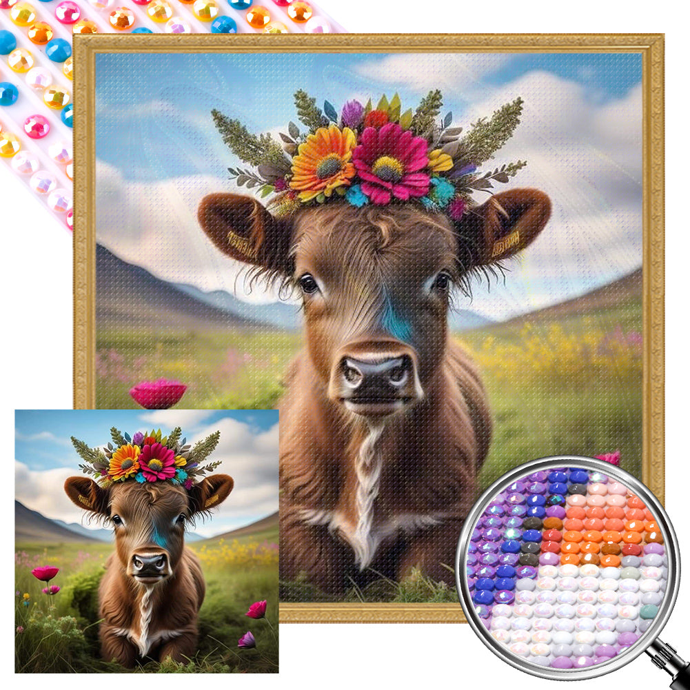AB Diamond Painting - Full Round - cattle (40*40CM)