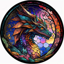 Load image into Gallery viewer, AB Diamond Painting - Full Round - Colorful dragon (40*40CM)
