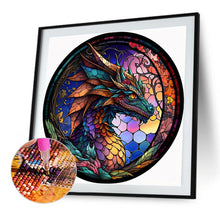 Load image into Gallery viewer, AB Diamond Painting - Full Round - Colorful dragon (40*40CM)
